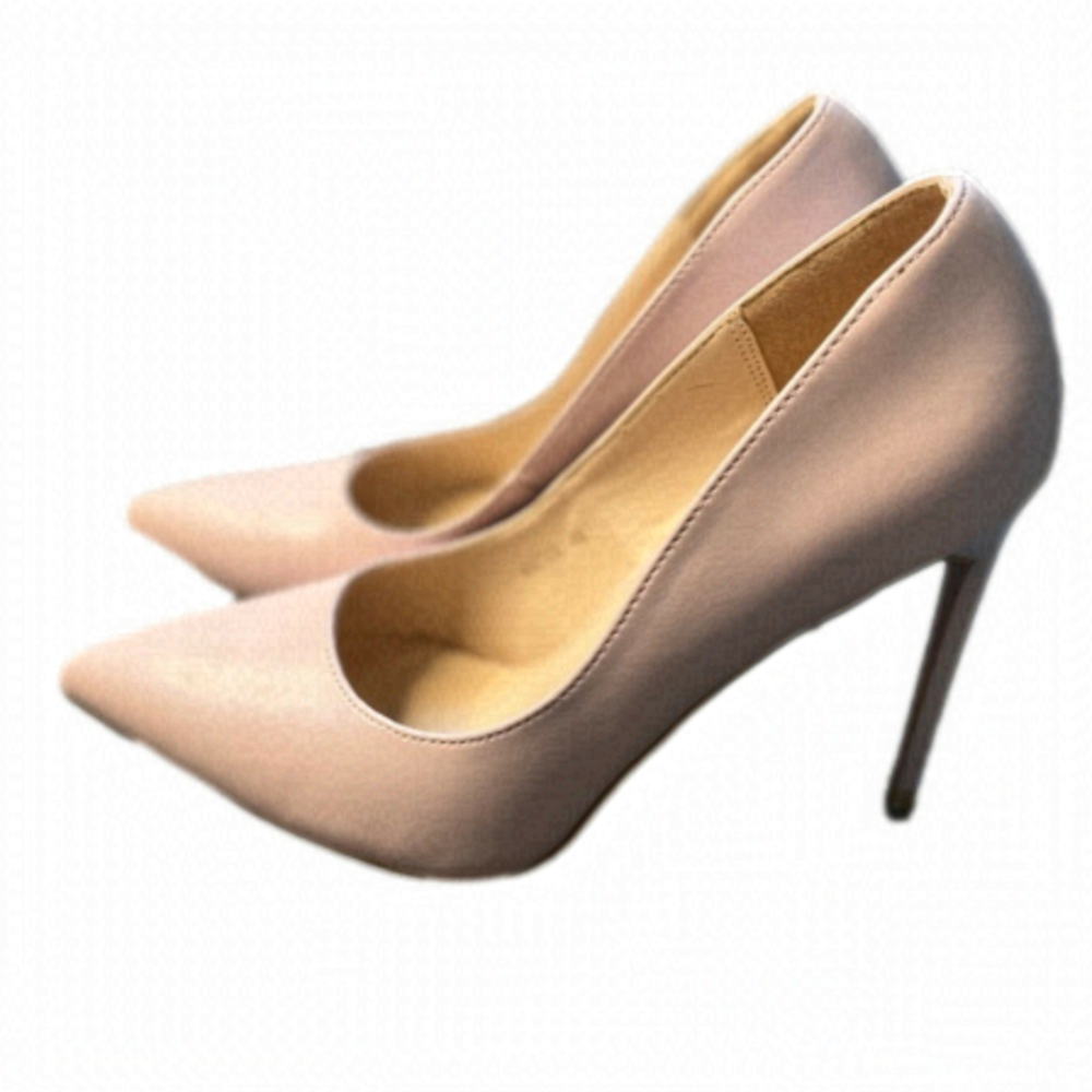 Bubblegum Pink Pointed Toe Heels Size 40 (US 9)